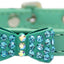 Dog, Puppy & Pet Fashion Collar, "Bow-Dacious Crystal"