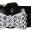 Dog, Puppy & Pet Fashion Collar, "Bow-Dacious Crystal"