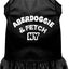 Dog Dress, Dog Dress, Screen Printed, "Aberdoggie & Fetch NY"