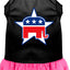 Dog Dress, Pet Dog & Cat Dress Screen Printed, "Republican"