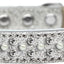 Dog, Puppy & Pet Ice Cream  Collar, "Pearl and Clear Crystal Rimsets Sprinkles"