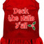 Christmas Dog Dress, Pet Dog & Cat Dress Screen Printed, "Deck The Halls Y'all"