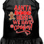 Christmas Pet Dog & Cat Dress Screen Printed, "Santa Stop Here, We Have Cookies"