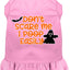 Halloween Pet Dog & Cat Dress Screen Printed, "Don't Scare Me, I Poop Easily"