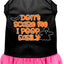 Halloween Pet Dog & Cat Dress Screen Printed, "Don't Scare Me, I Poop Easily"