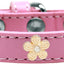 Dog, Puppy & Pet Widget Collar, "Gold Flower"