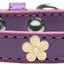 Dog, Puppy & Pet Widget Collar, "Gold Flower"