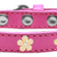 Dog, Puppy & Pet Widget Collar, "Gold Flower"