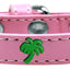 Dog, Puppy & Pet Widget Fashion  Collar, "Green Palm Tree"