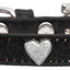 Dog, Puppy & Pet Widget Ice Cream Collar, "Silver Heart"