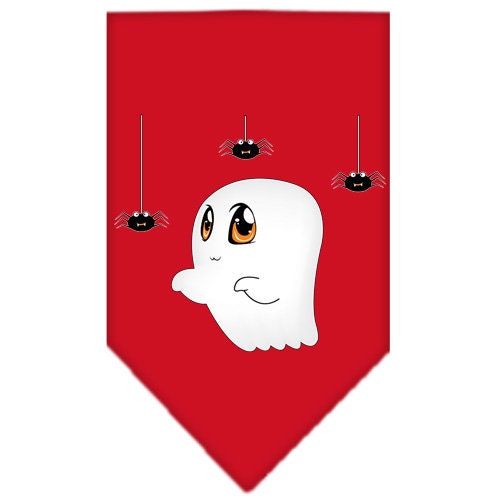 Halloween Pet and Dog Bandana Screen Printed, "Sammy the Ghost"