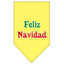 Christmas Pet and Dog Bandana Screen Printed, "Feliz Navidad"