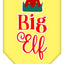 Christmas Pet and Dog Bandana Screen Printed, "Big Elf"