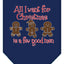 Christmas Pet and Dog Bandana Screen Printed, "All I Want For Christmas Is A Few Good Men"