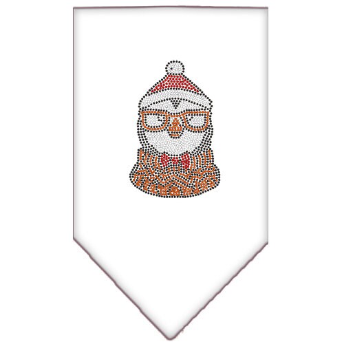 Christmas Pet and Dog Bandana Rhinestone, "Hipster Penguin"