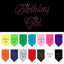 Pet and Dog Bandana Rhinestone, "Birthday Girl"