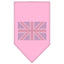 Pet and Dog Bandana Rhinestone, "British Flag"