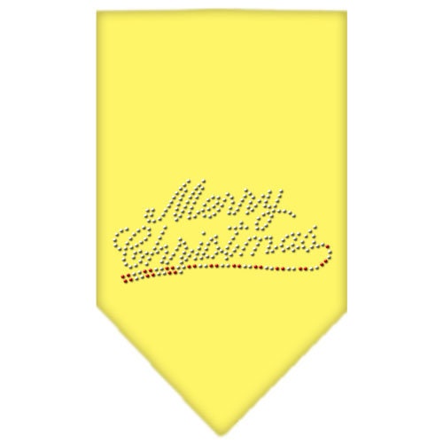 Christmas Pet and Dog Bandana Rhinestone, "Merry Christmas"