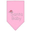 Christmas Pet and Dog Bandana Rhinestone, "Santa Baby"