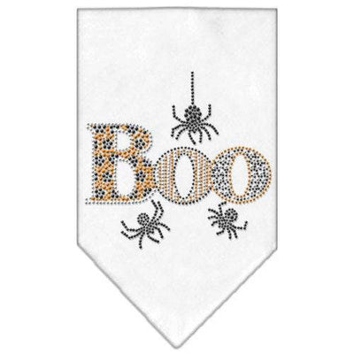 Halloween Pet and Dog Bandana Rhinestone, "Boo"