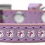 Dog, Puppy & Pet Fashion Collar, "Light Pink Crystal Rimsets"