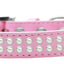 Dog, Puppy & Pet Fashion  Collar, "Two Row Pearl Rimsets"