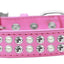 Dog, Puppy & Pet Fashion  Collar, "Two Row Pearl And Clear Crystal Rimsets"