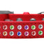 Dog, Puppy & Pet Fashion Collar, "Two Row Confetti Crystal Rimsets"