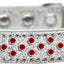 Dog, Puppy & Pet Ice Cream  Collar, "Red Crystal Rimsets Sprinkles"