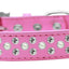 Dog, Puppy & Pet Fashion  Collar, "Pearl and Clear Crystal Rimsets Sprinkles"