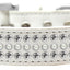 Dog, Puppy and Pet Fashion Collar, "Ritz Pearl & Clear Crystal Rimsets"