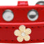 Dog, Puppy & Pet Widget Collar, "Gold Flower"