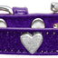 Dog, Puppy & Pet Widget Ice Cream Collar, "Silver Heart"