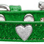 Dog, Puppy & Pet Widget Ice Cream Collar, "Silver Heart"