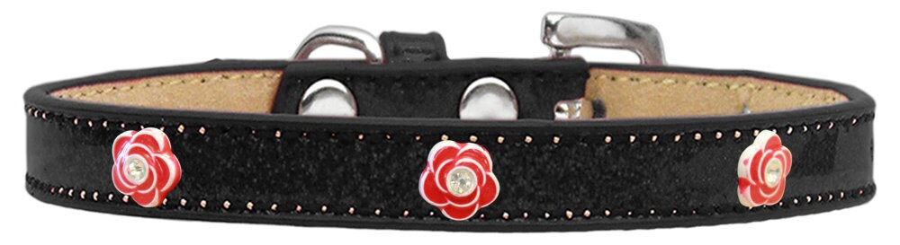 Dog, Puppy & Pet Widget Ice Cream Collar, "Red Roses"