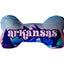 Pet & Dog Plush Bone Toys, "Arkansas State Options" (Available in different pattern options)