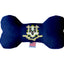 Pet & Dog Plush Bone Toys, "Connecticut State Options" (Available in different pattern options)