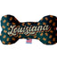 Pet & Dog Plush Bone Toys, "Louisiana State Options" (Available in different pattern options)