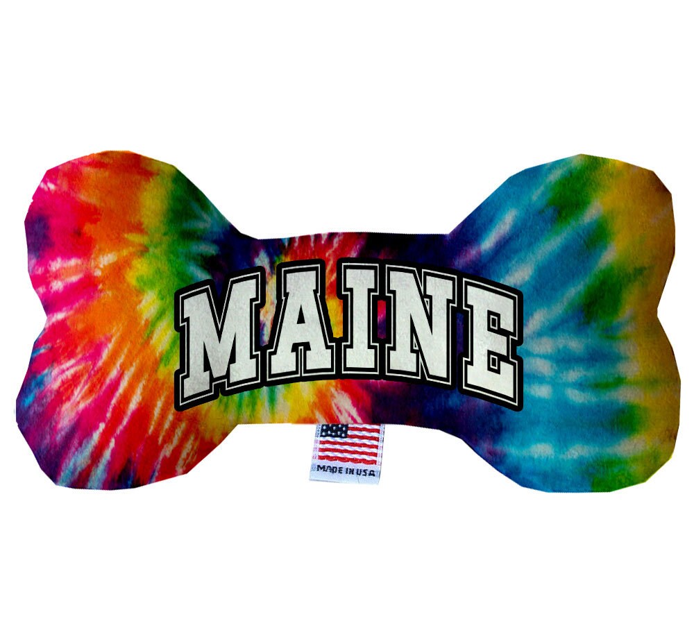 Pet & Dog Plush Bone Toys, "Maine State Options" (Available in different pattern options)