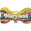 Pet & Dog Plush Bone Toys, "Maryland State Options" (Available in different pattern options)