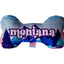 Pet & Dog Plush Bone Toys, "Montana State Options" (Available in different pattern options)