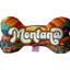 Pet & Dog Plush Bone Toys, "Montana State Options" (Available in different pattern options)