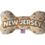 Pet & Dog Plush Bone Toys, "New Jersey State Options" (Available in different pattern options)