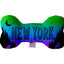 Pet & Dog Plush Bone Toys, "New York State Options" (Available in different pattern options)