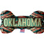 Pet & Dog Plush Bone Toys, "Oklahoma State Options" (Available in different pattern options)