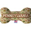 Pet & Dog Plush Bone Toys, "Pennsylvania State Options" (Available in different pattern options)