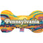 Pet & Dog Plush Bone Toys, "Pennsylvania State Options" (Available in different pattern options)