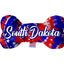 Pet & Dog Plush Bone Toys, "South Dakota State Options" (Available in different pattern options)