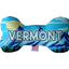 Pet & Dog Plush Bone Toys, "Vermont State Options" (Available in different pattern options)