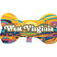 Pet & Dog Plush Bone Toys, "West Virginia State Options" (Available in different pattern options)